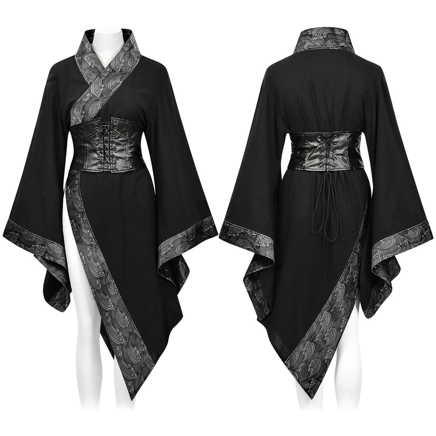 Womens European And American Dark Gothic Retro Modified Short Dress