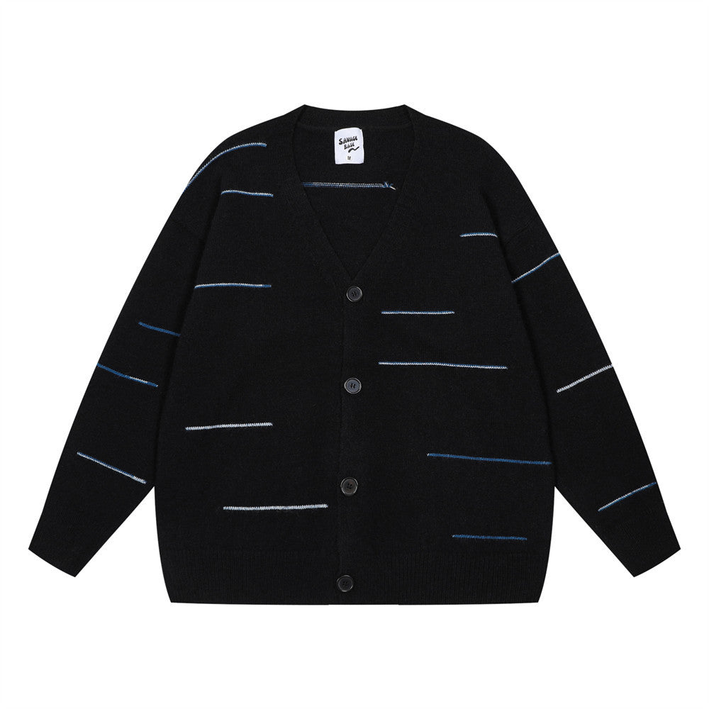 Fashion Line Strikket Cardigan Herresweater