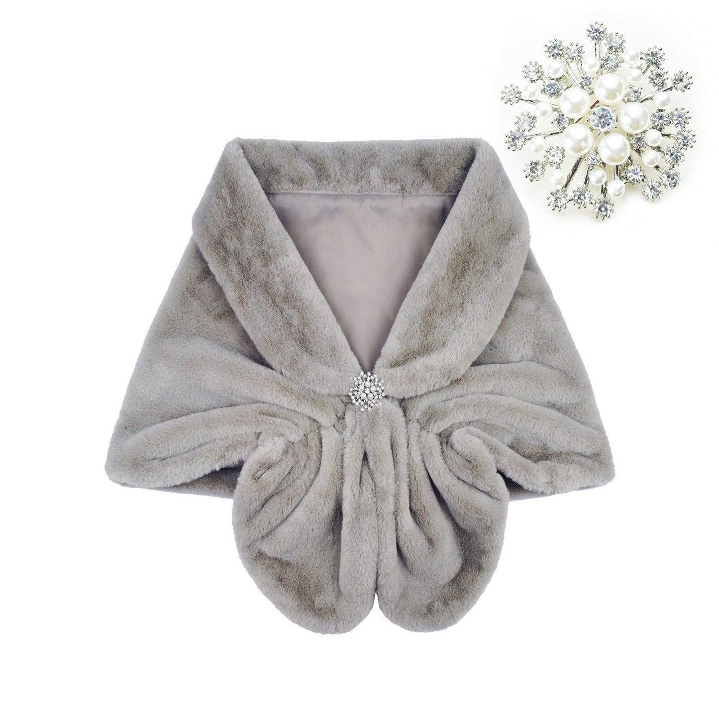 Fashion Faux Fur Women's Shawl