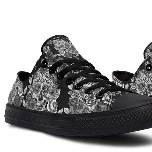 Fashion Print Couple Low-Top Canvas Shoes