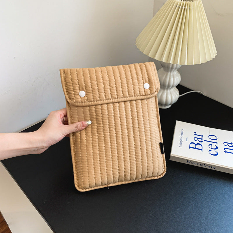 Korean Version Of Ins Envelope Embroidered Fabric Inner Liner Bag