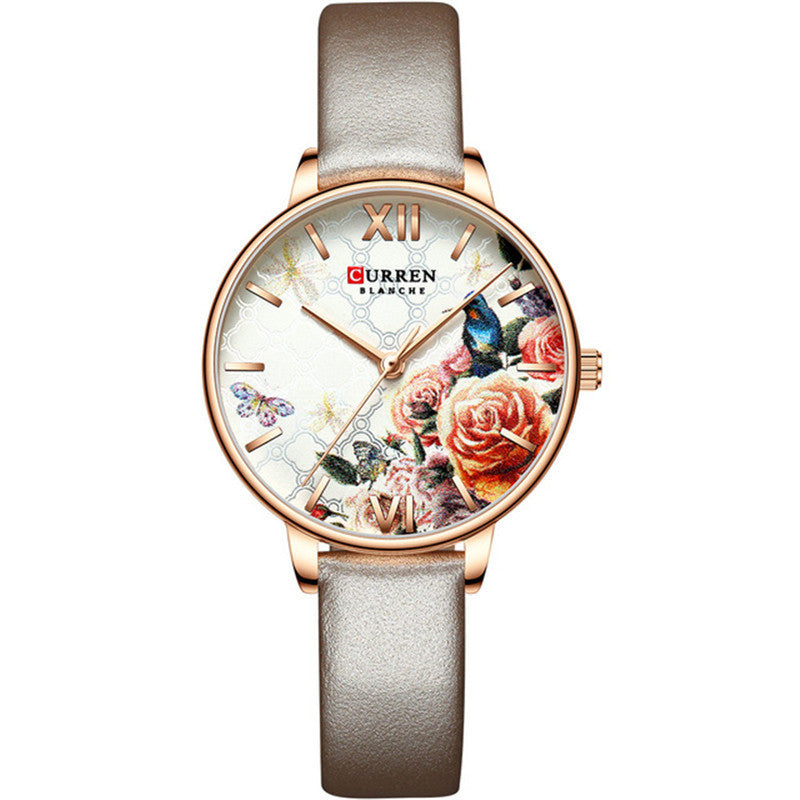 Fashion Simple Watch Women's Waterproof Belt Watch