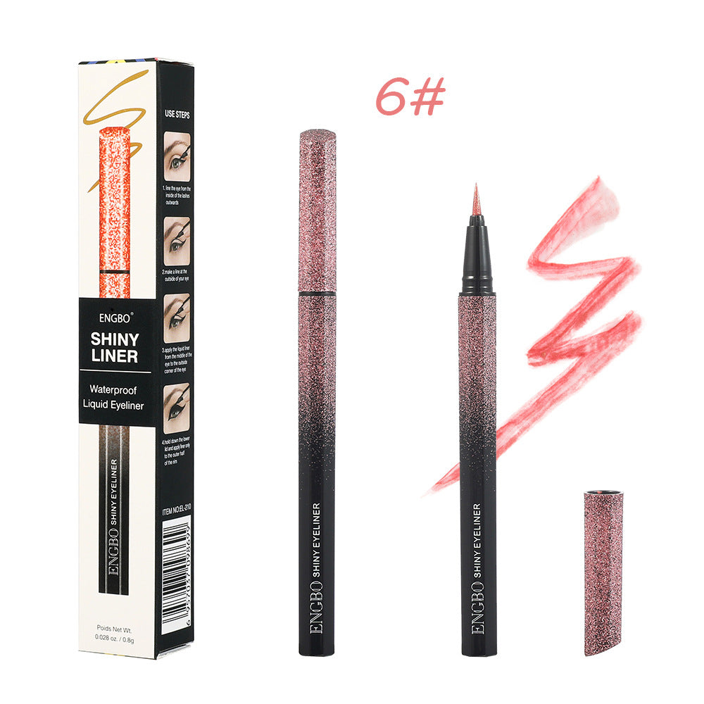 Color Quick Drying Starry Pearlescent Eyeliner