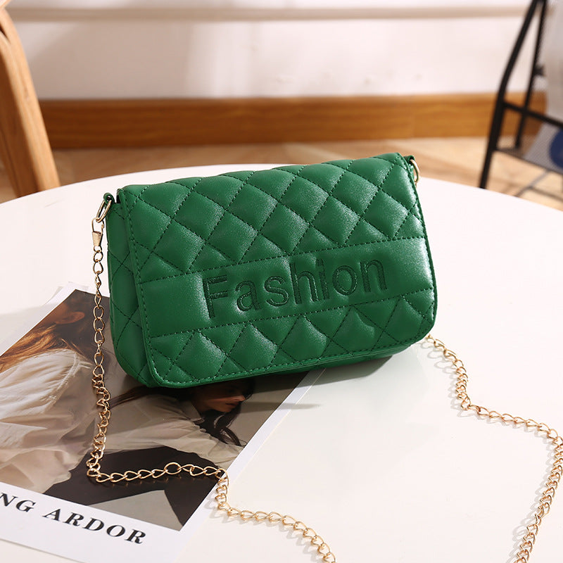 Women's Fashion Personalized Embroidered Small Square Bag