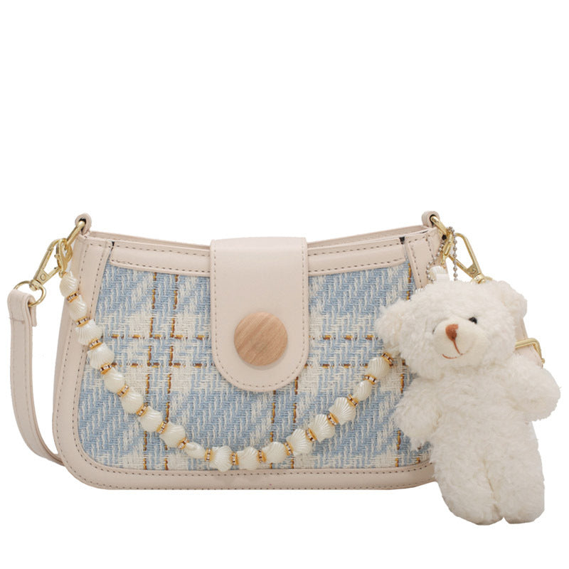 New Shoulder Bag Girls' Casual Messenger Bag Pendant