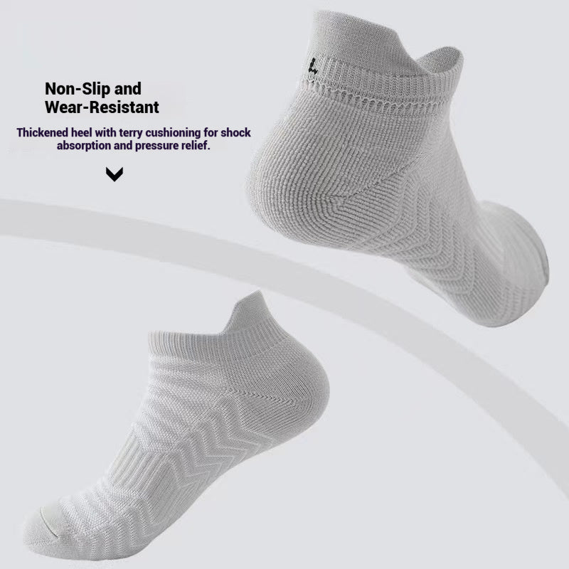 Outdoor Cycling Running Socks Quick-drying Breathable Solid Color Sports Socks