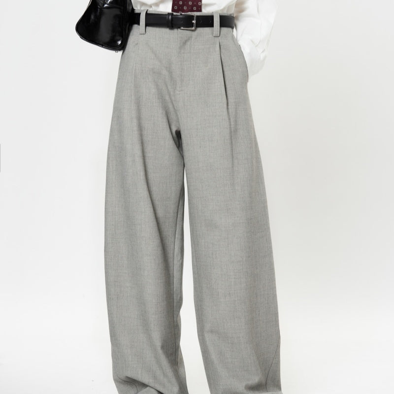 Profile Suit Pants Vertical And Smooth Casual Straight Trousers