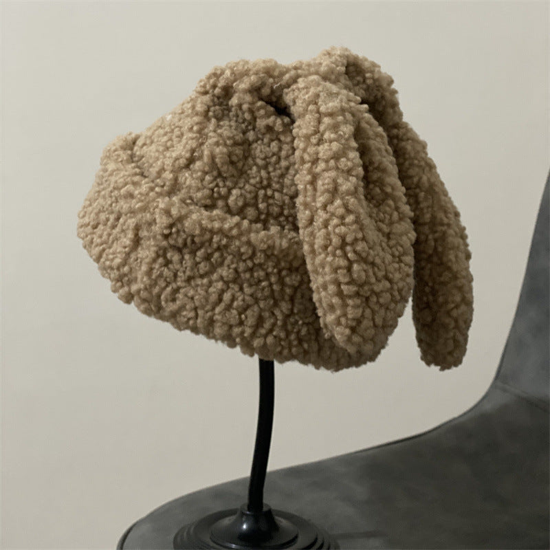 Women's Wool Hat With Big Rabbit Ears Fashion Trendy All-match
