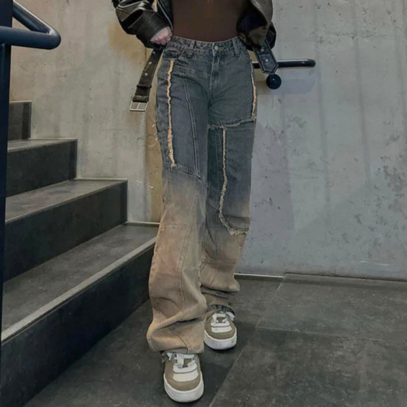 American Retro Street Fashion Jeans
