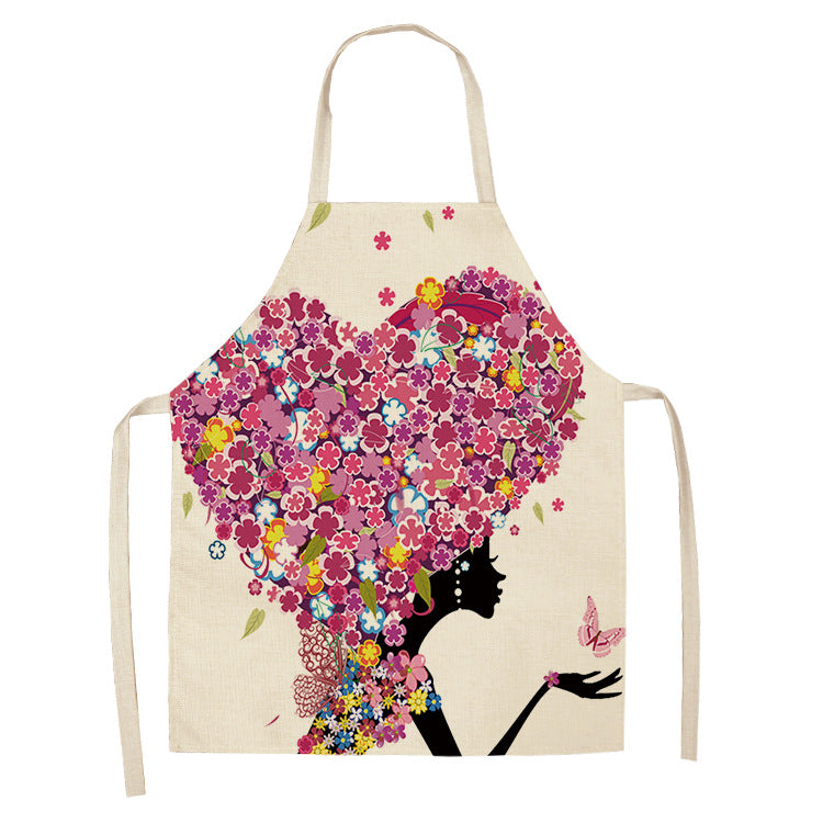 Japanese Korean Version Of Waterproof And Oil-proof Home Cooking Waist