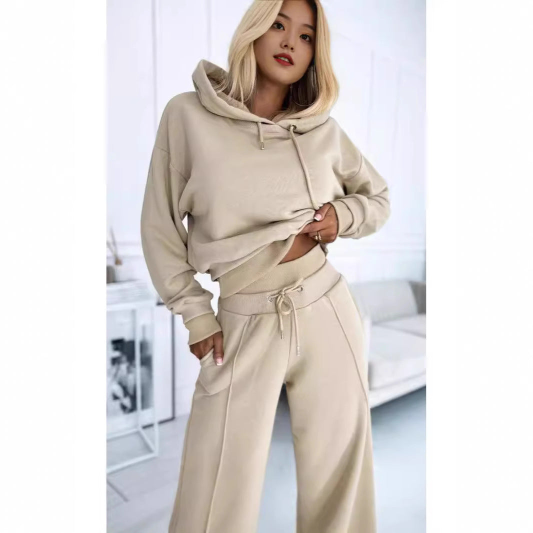 Best-selling Hooded Sweatshirt And Casual Outfit Set 2 Pieces