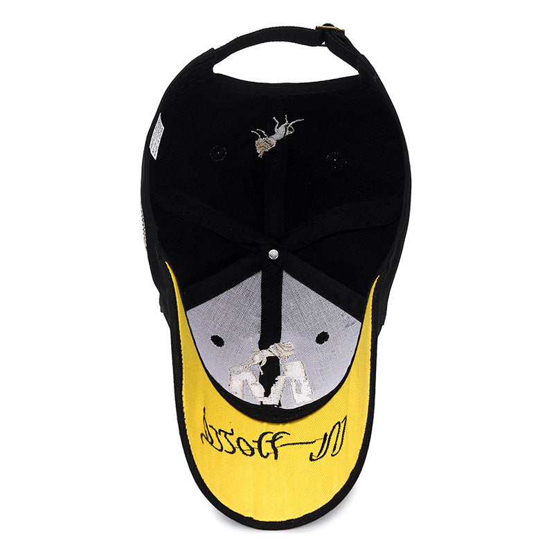 Embroidered M Wolf Baseball  Spring Casual Men And Women
