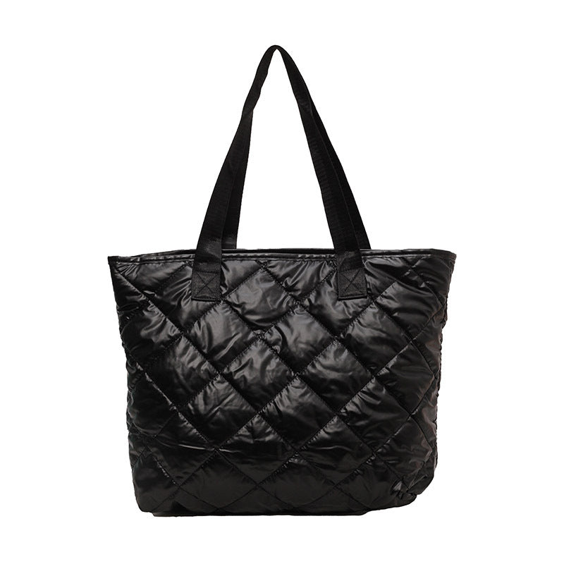 Large Capacity Rhombus One Shoulder Women Bag