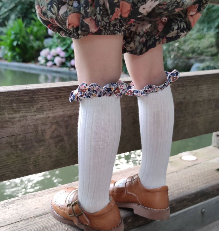 Children's Pit Stockings Lace Baby Plain Color Socks