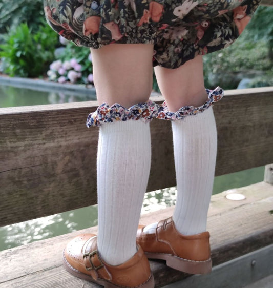 Children's Pit Stockings Lace Baby Plain Color Socks