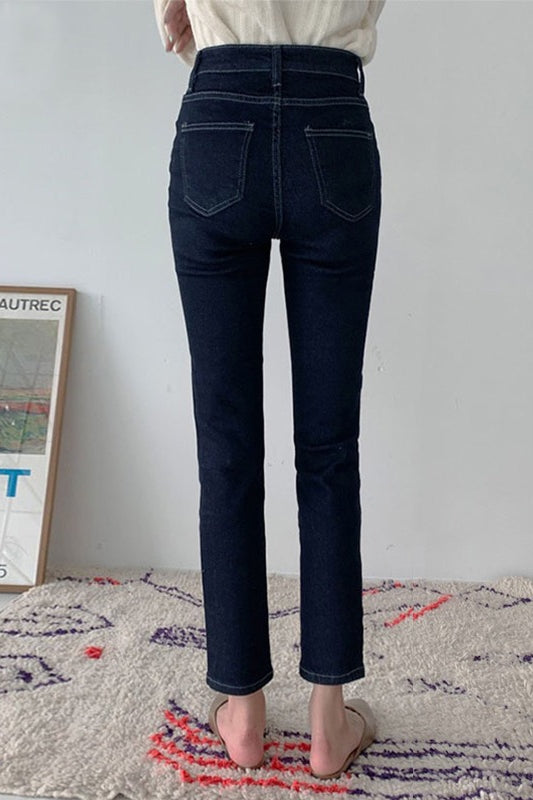 Korean Version Of The High-waisted Thin Wild Loose Nine-point Wide-leg Cigarette Pants