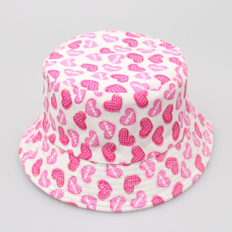 New Children's Flower Sun Casual Bucket Hat