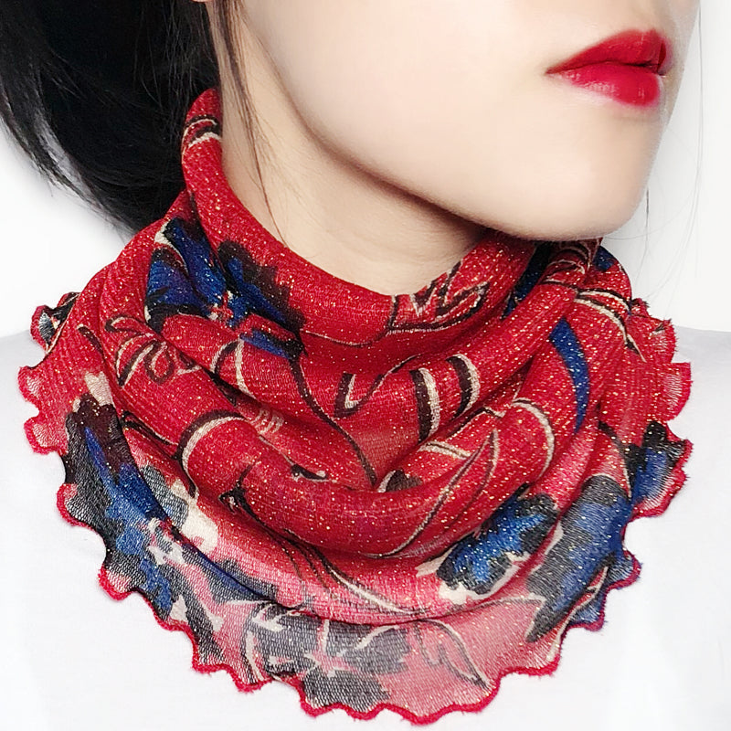 Earrings Variety Bib Women's Turtleneck Scarf Face Mask