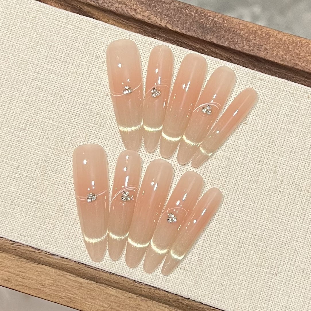 Slender Elegant Fingers Adorn A Pure