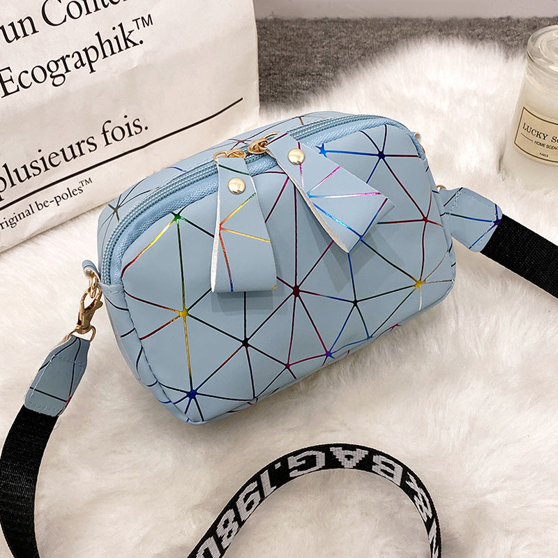 Printed Wide Shoulder Girl Cosmetic Bag
