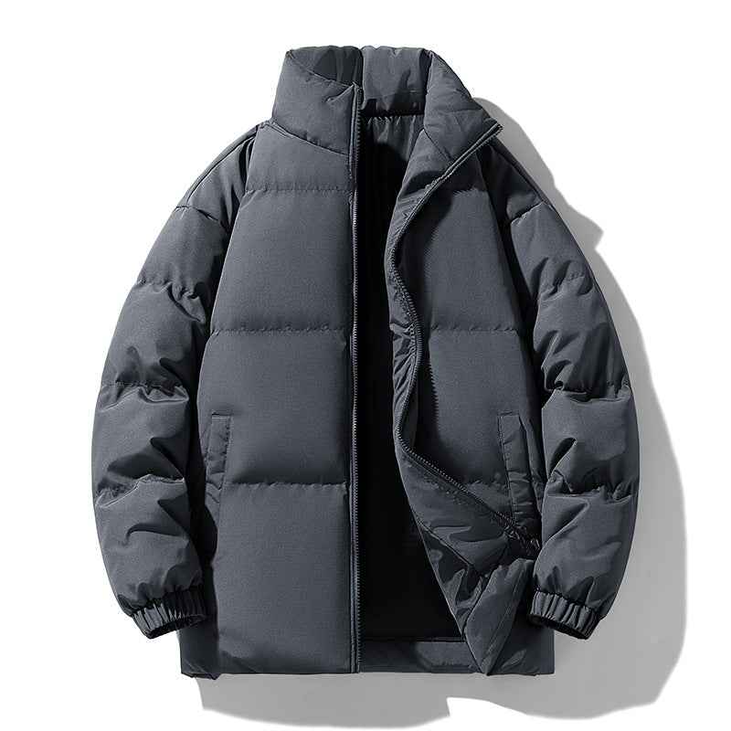 Men's Stand-up Collar Cotton-padded Coat Thickened Warm-keeping And Cold-proof
