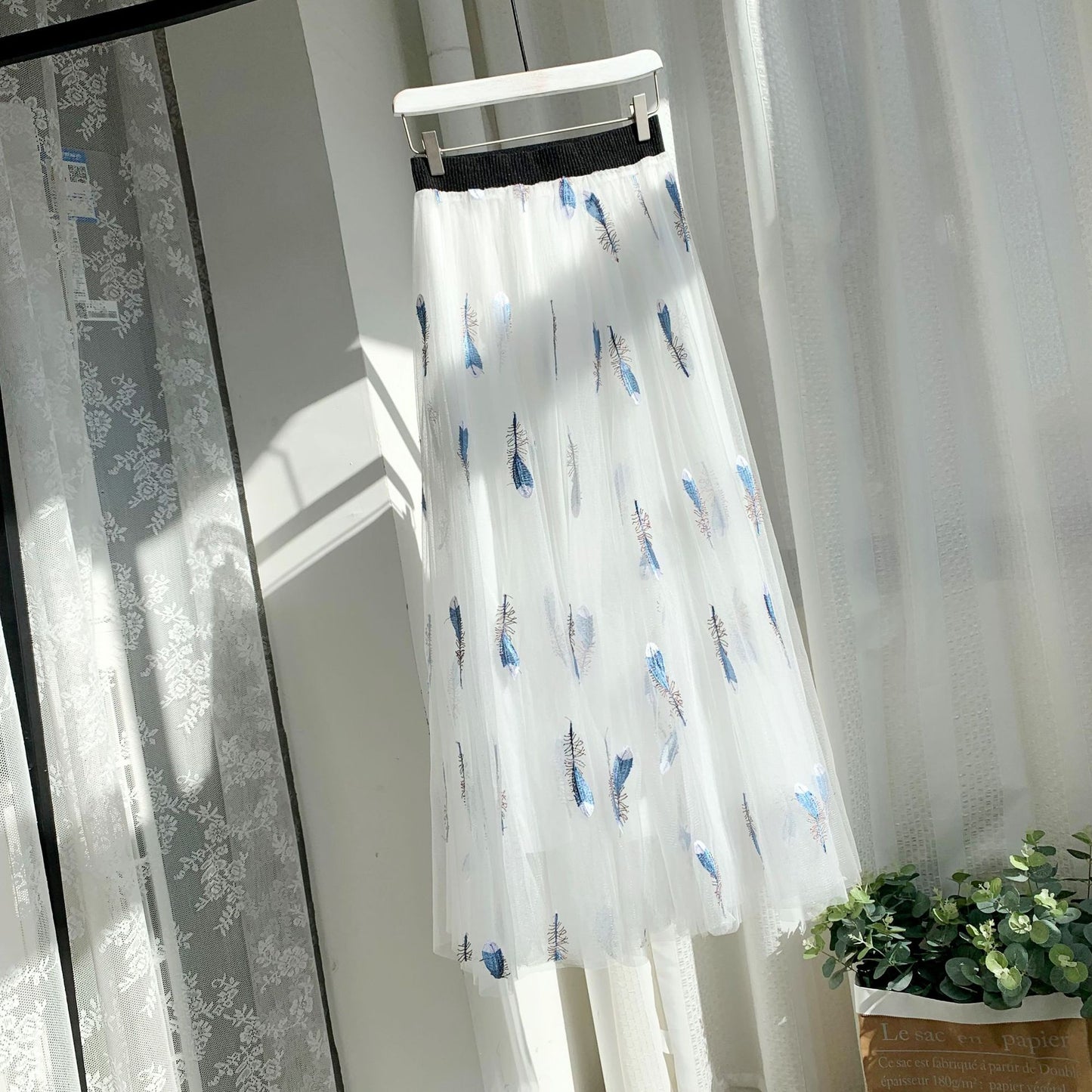 Women's Midi Organza Skirt Fairy Dress
