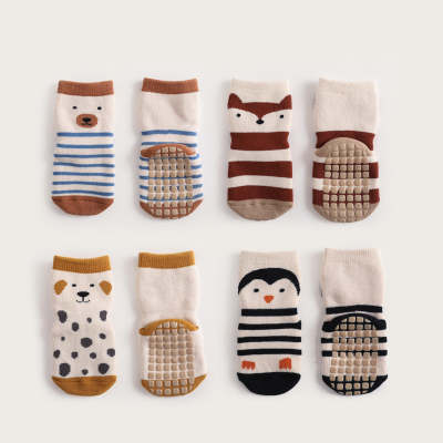 Children's Indoor Base Gel Non-slip Cool-proof Toddler Tube Socks