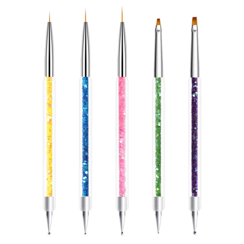 Phototherapy Pen Of Crystal Silica Gel Dot Drill Painted Brush