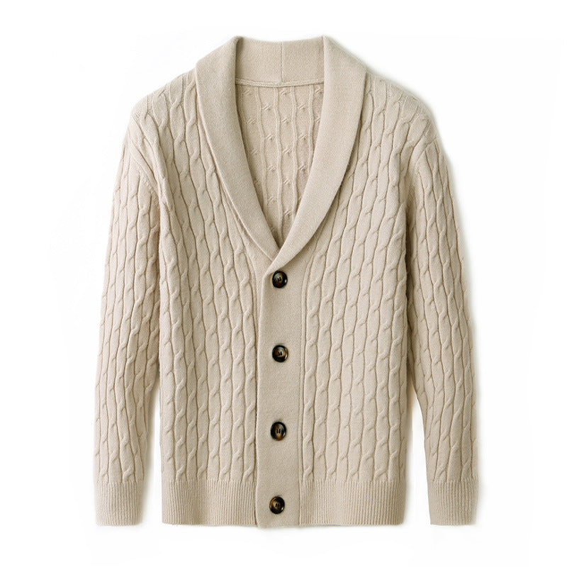 Autumn New Men's Knitwear Cardigan Casual Coat Sweater