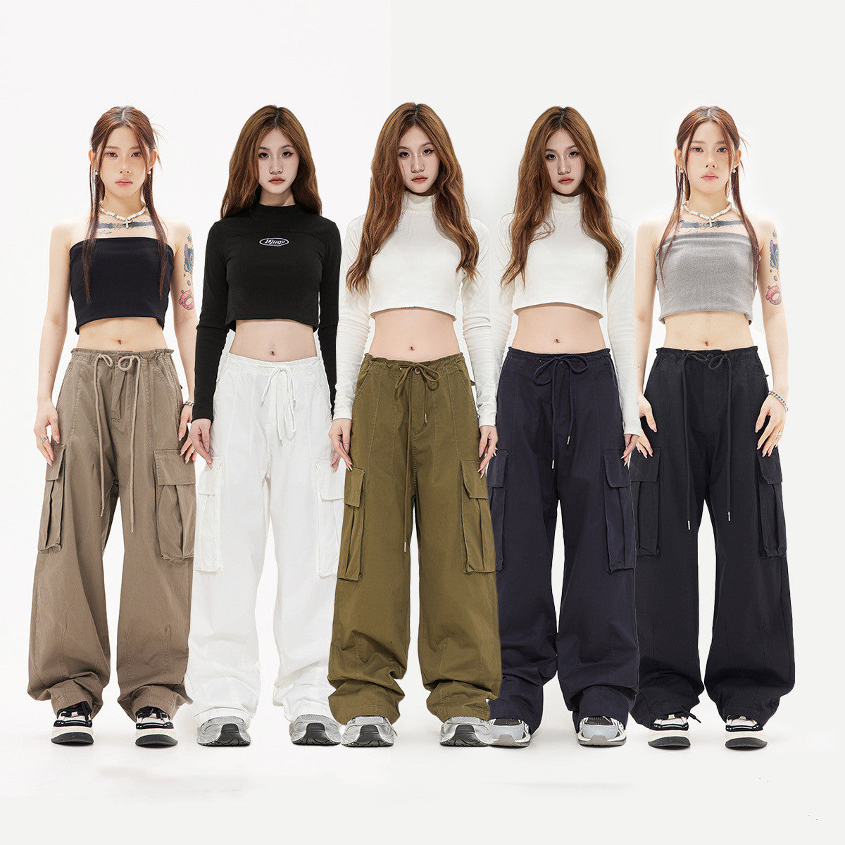 Waste Soil Style Maillard Overalls Fashion Brand Wide-leg Overalls