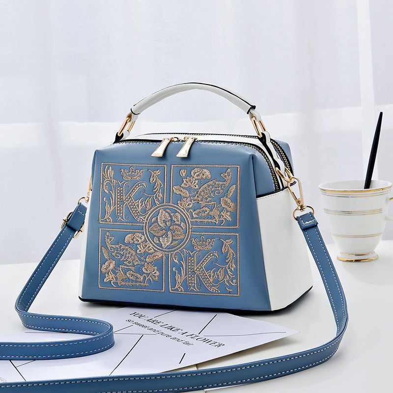 Dame Skuldertaske Crossbody Broderi