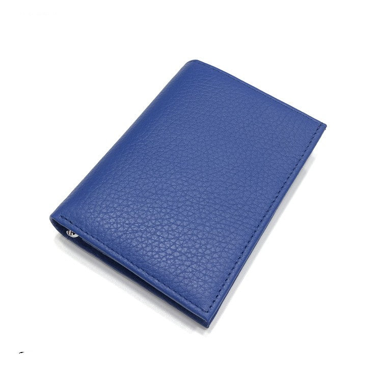 Short Genuine Leather Men's And Women's Wallet Vertical Multi Card