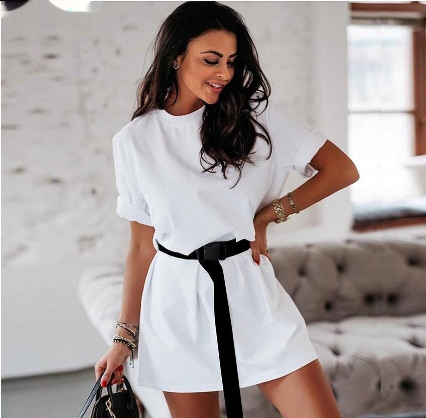 New Short Sleeve Sporty Casual Dress