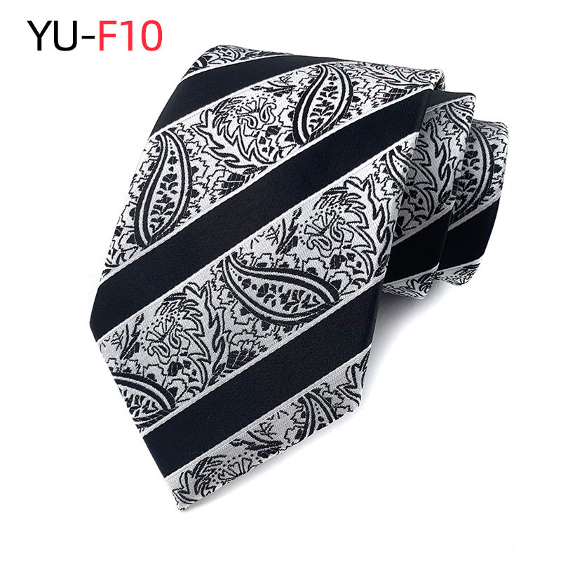 New Hot Sell Paisley Polyester Jacquard Men's Tie