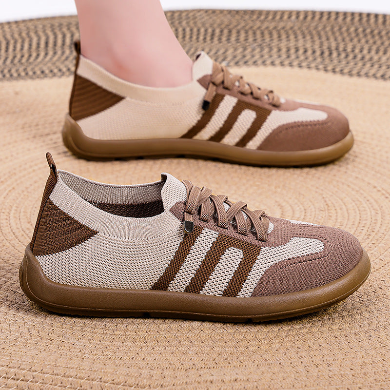 Sommer Retro Tyske Træningssko Nye Fly Woven Mesh Blødbundet Fritidssko