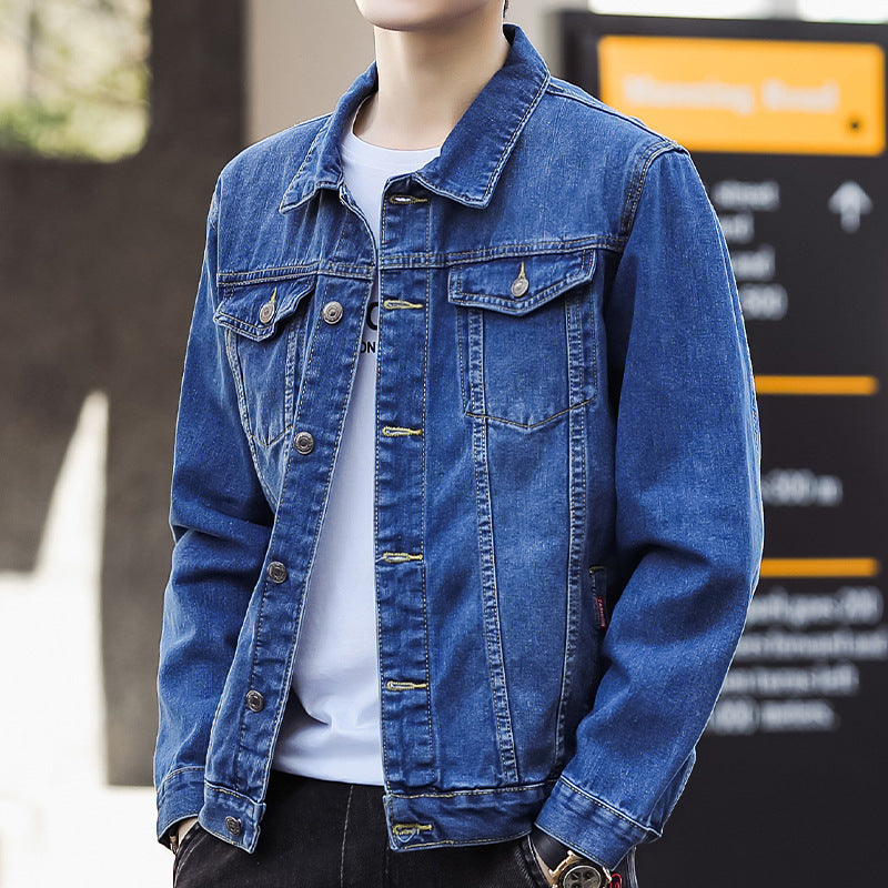 Fashion Casual Handsome Overalls Jacket Men
