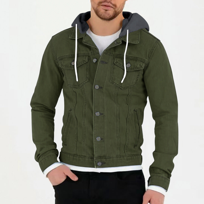 Windproof And Warm Hooded Casual Sports Jacket