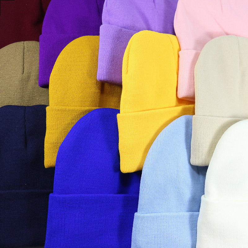 Beanie Color Ding Wool Knitting Hat