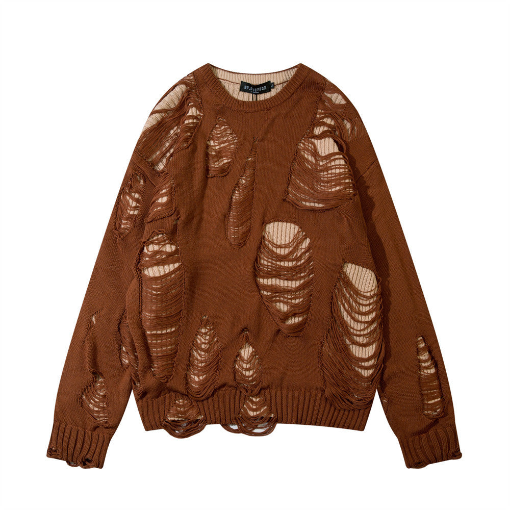 Relaxed Slouchy Round Neck Long Sleeve T-Shirt