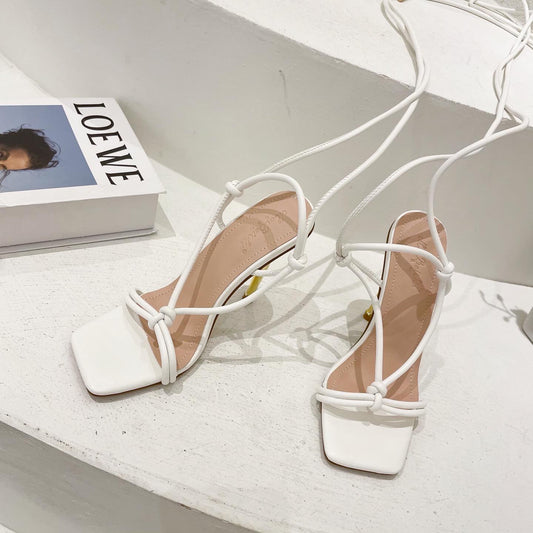 New Lace-up Roman Sandals