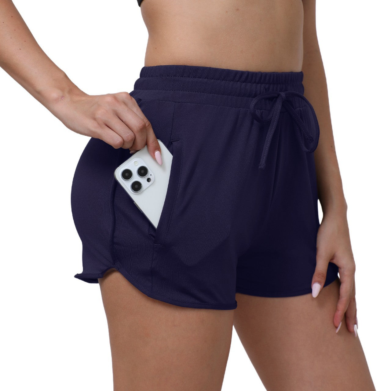 Stylish Minimalist Slim Fit Womens Shorts