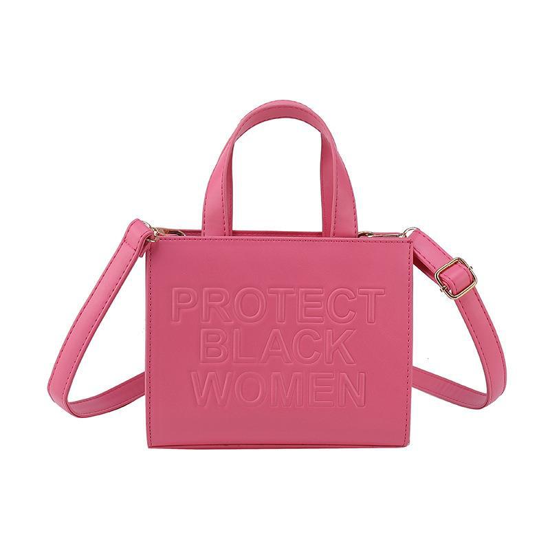 Women's Fashion Casual Embossed Candy-colored Shoulder Messenger Bag