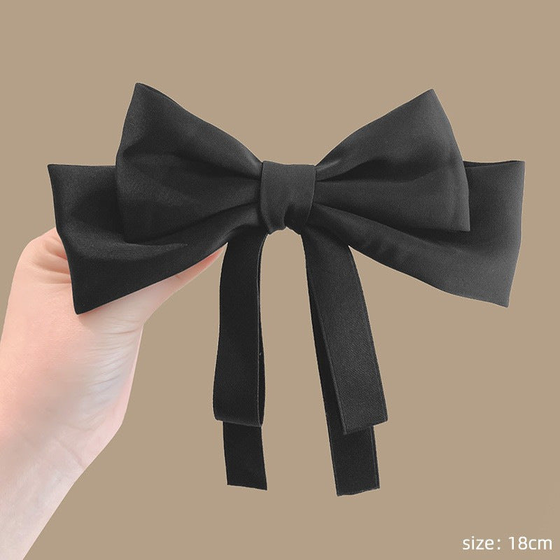 Fairy Beautiful Women's Mesh Ribbon Back Head Spring Clip