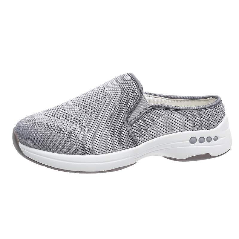 Women's Breathable Fly Woven Mesh Casual Shoes One Pedal