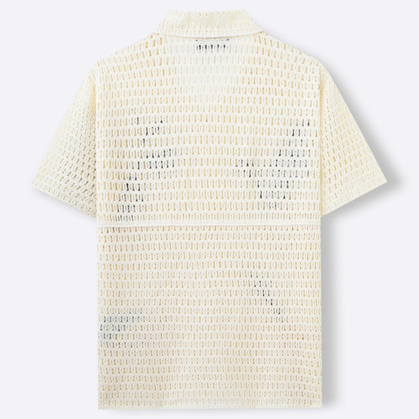 Men's Embroidery Knitwear Summer Short Sleeve Shirt