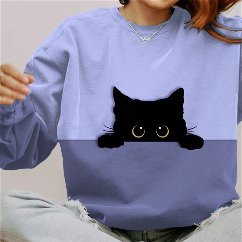 Thick Needle Digital Printing 3D Round Neck Sweater