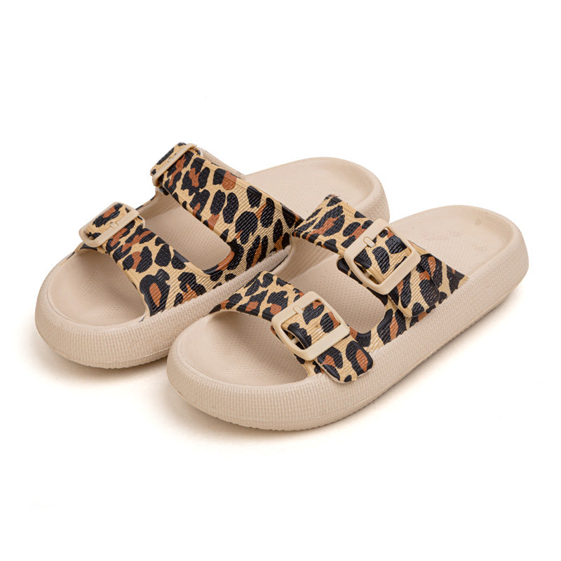 Double Button Stool Feeling Sandals