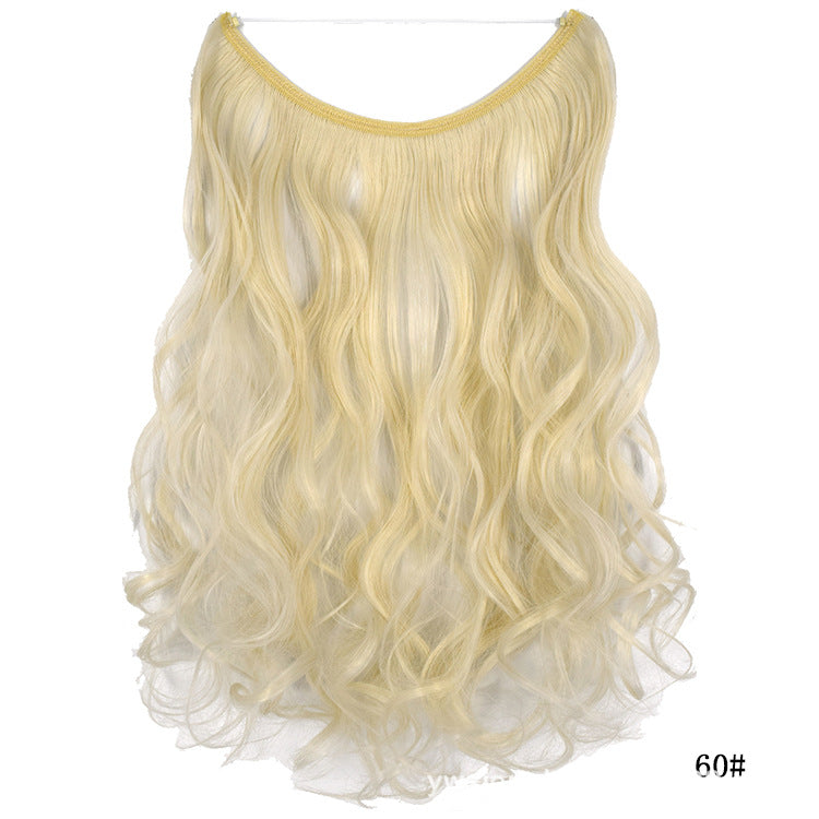 Women's One-piece Seamless Hair Extension Wig Set