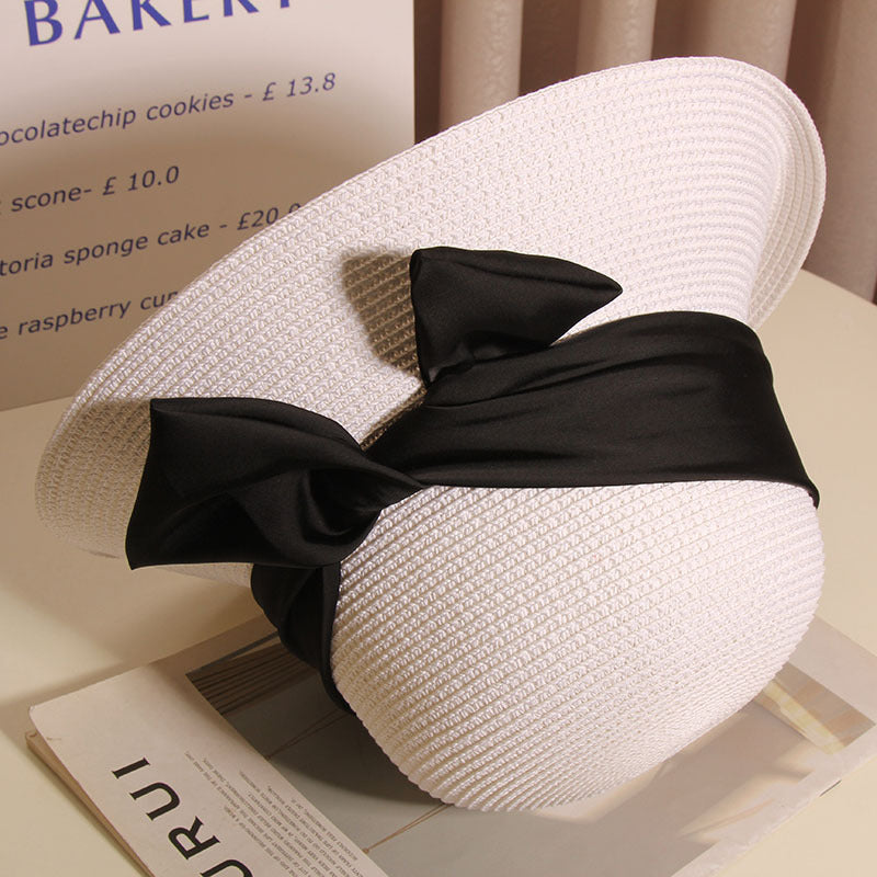 Women's Summer French Vintage Bow Bucket Hat