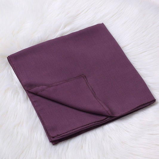 Monochrome Cotton Yarn Cotton And Linen Ladies Headscarf